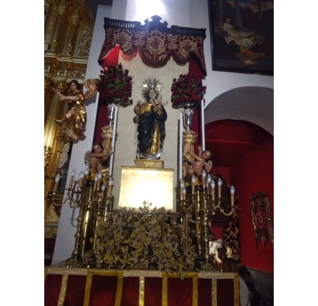 Imagen de Nuestra Señora de Rosario, Iglesia Castrense de Santo Domingo, Cartagena