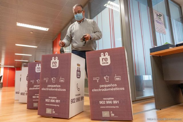 Las instalaciones municipales se convierten en puntos de reciclaje de pequeños electrodomésticos