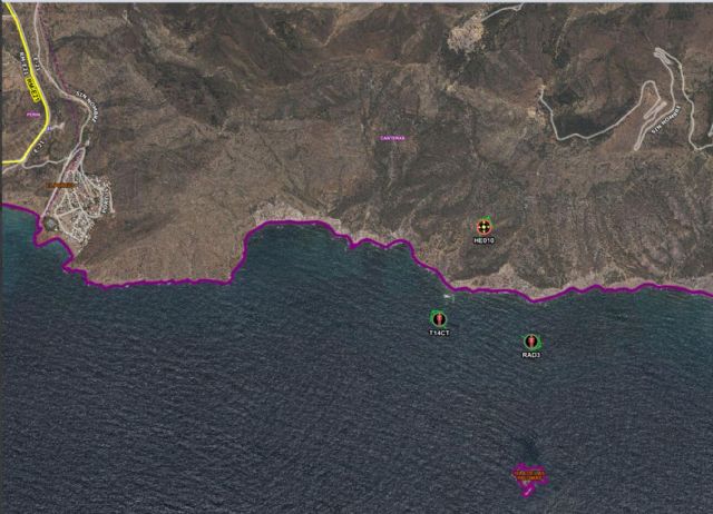 Rescatan a senderista extraviado en la inmediaciones del Monte Roldán, Cartagena