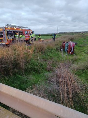 4 heridos al colisionar dos vehículos cerca de Miranda (Cartagena)