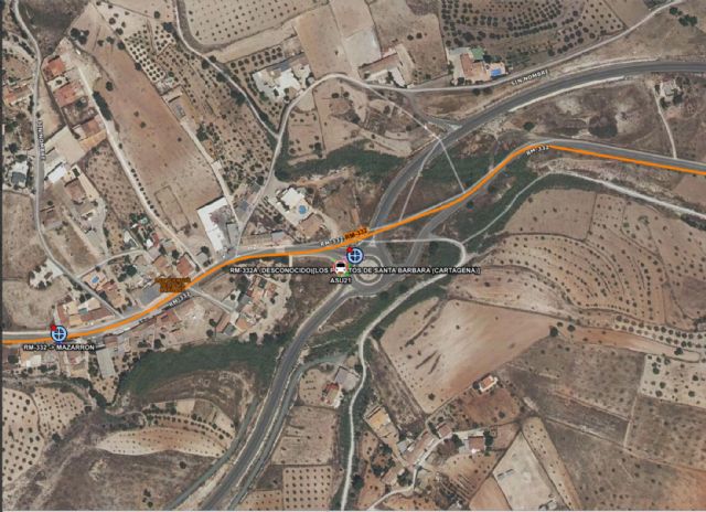 Servicios de emergencia atienden a dos heridos en accidente de tráfico en Cartagena