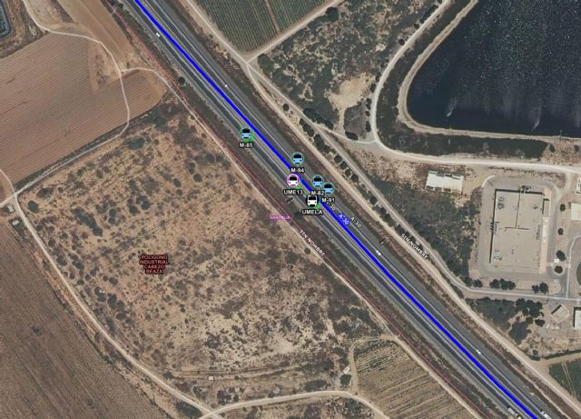 Cuatro heridos, dos de ellos de gravedad en accidente de tráfico en Cartagena