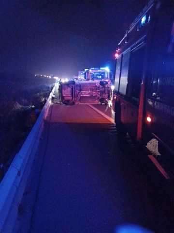 Una mujer herida en accidente de tráfico ocurrido en la A-30, en Cartagena