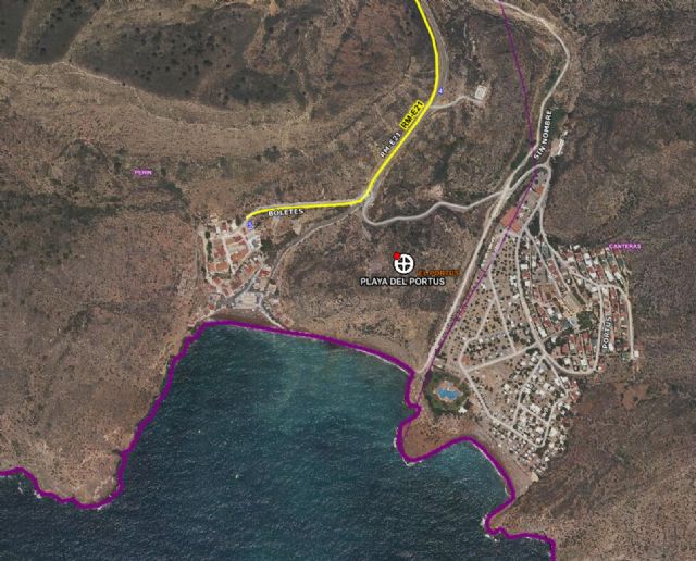 Rescatan a un hombre que se encontraba inconsciente en la playa del Portús