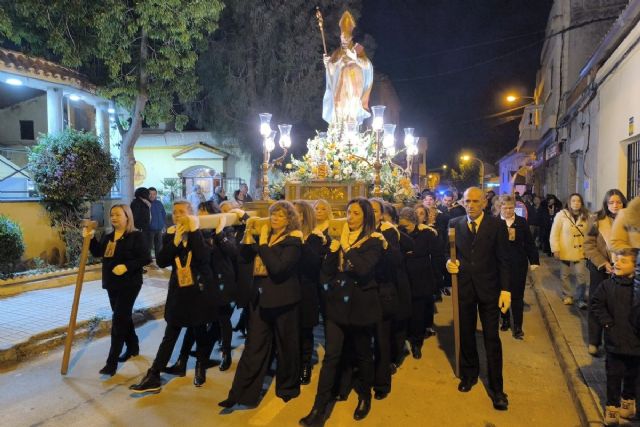 San Fulgencio recorre las calles de Pozo Estrecho con motivo de sus fiestas patronales
