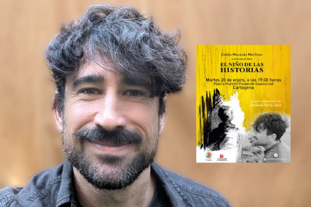Emilio Macanás presenta en Cartagena su libro ´El niño de las historias´
