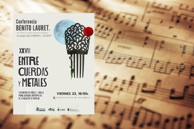 Una conferencia sobre el músico Benito Lauret, en la programación de Entre Cuerdas y Metales