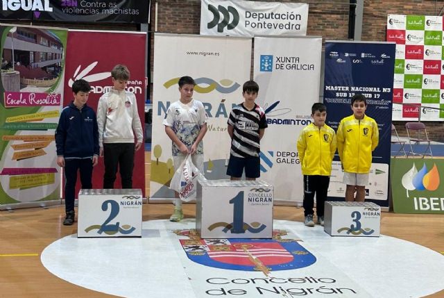 Puertas Padilla triunfa en la base con el oro nacional para Hugo Quirós en el Máster Sub-13 de Nigrán