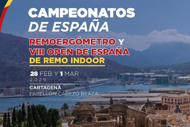 Cartagena acoge este fin de semana el Campeonato de España de Remo Indoor