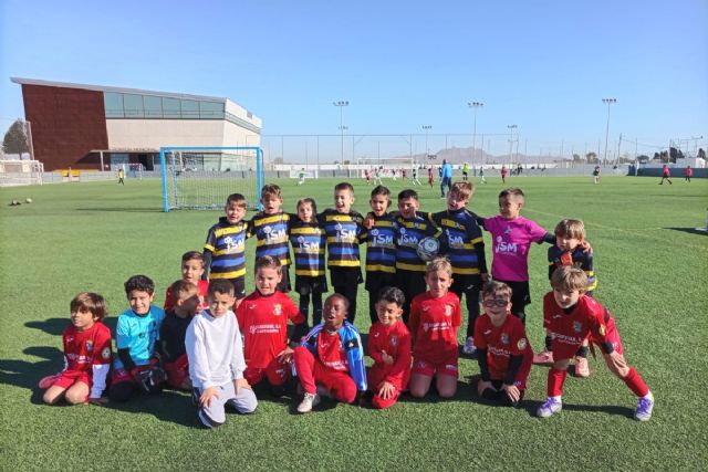 E.F. Torre Pacheco, E.F. San Ginés, E.F. Aljorra y E.F.B. Pinatar en fase de ´oro´ y ´plata´ lideran la categoría benjamín ´B´