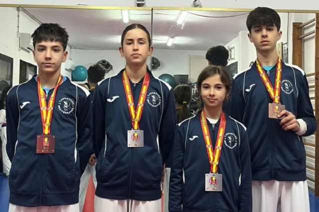 El Club TKD Mediterráneo de Cartagena logra cuatro medallas en el Campeonato de España de Taekwondo