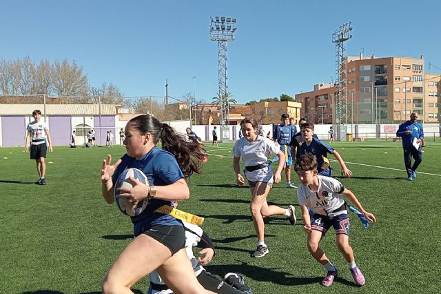 El IV Encuentro Escolar Rugby-Cinta reúne a 320 alumnos de 16 centros en su fase final