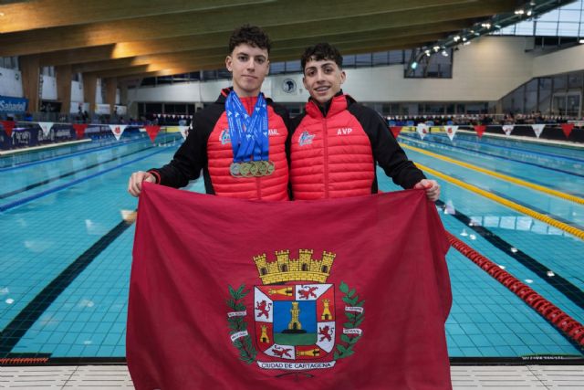 La natación cartagenera brilla en el Campeonato de España Infantil de Invierno celebrado en Sabadell