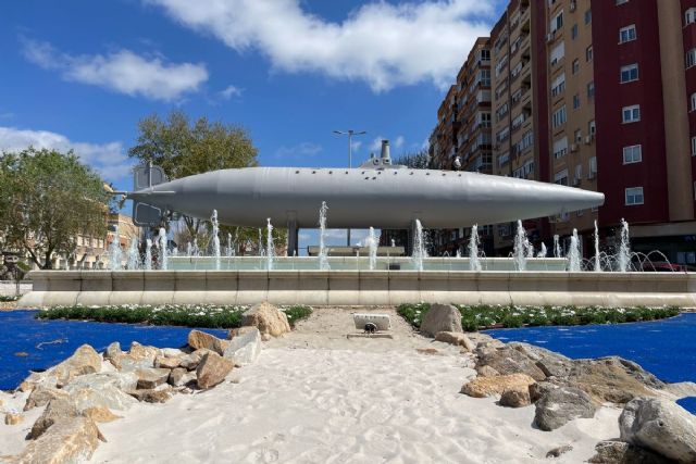 La rotonda del submarino luce nuevo diseño inspirado en el mar