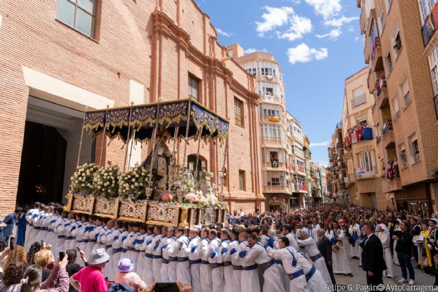 Las procesiones de Semana Santa y pruebas deportivas marcan la agenda en Cartagena