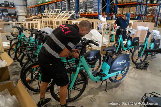 El Ayuntamiento recepciona el 80% de las bicicletas del nuevo servicio municipal de movilidad sostenible