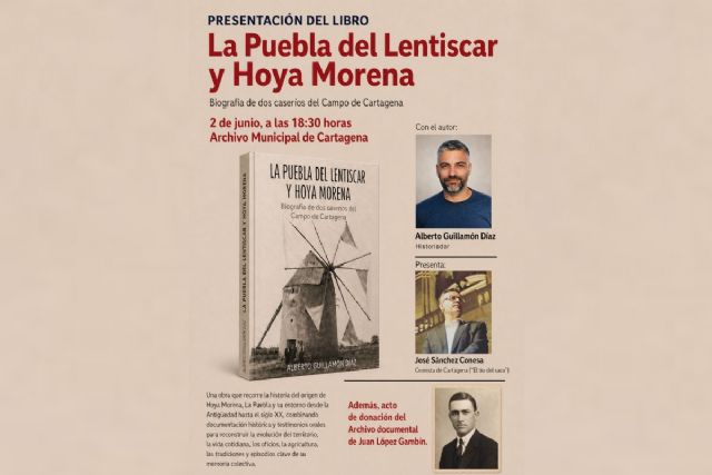 El Archivo Municipal acoge este martes la presentación de un libro sobre la historia de La Puebla y Hoya Morena