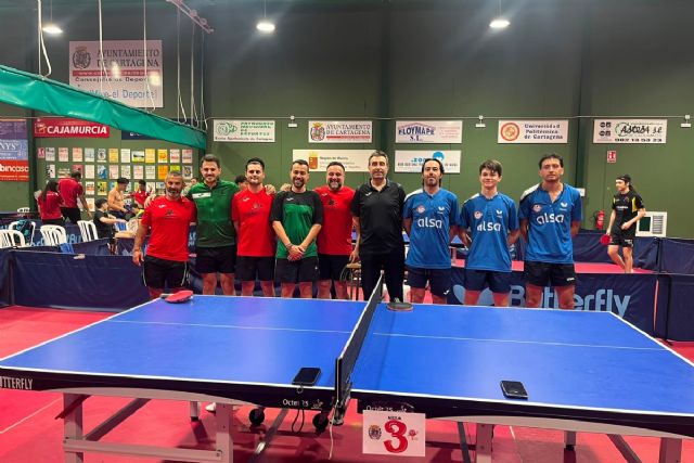 Doble ascenso para el tenis de mesa cartagenero