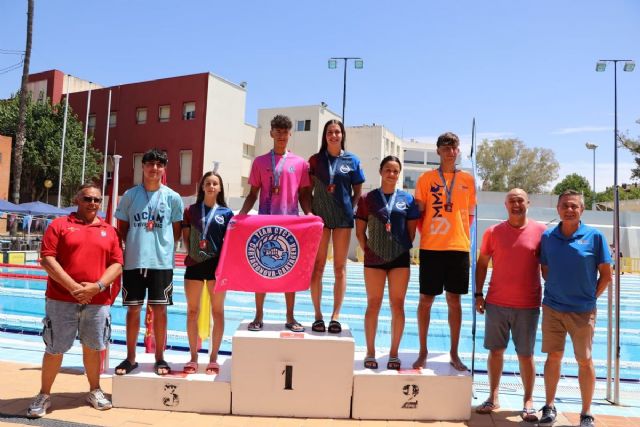 Gran actuación del Club Natación Marina Cartagena en el Campeonato Regional Absoluto de Verano