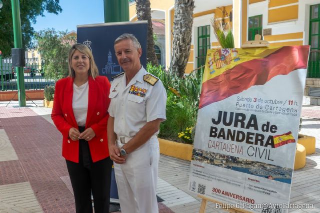 Medio millar de civiles podrán jurar bandera el próximo 3 de octubre en Cartagena