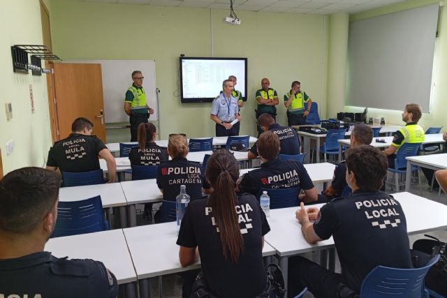 Policías locales de la Región se especializan en Cartagena sobre la actuación ante delitos contra la seguridad vial