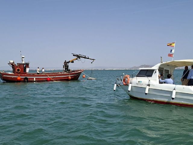 Cartagena avanza en la protección del Mar Menor con la instalación de 61 fondeaderos ecológicos en sus islas