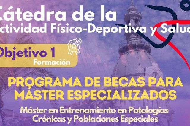 La Cátedra Universitaria de la Actividad Físico-Deportiva y la Salud convoca becas de hasta 500 euros para el VII Máster en Entrenamiento en Patologías Crónicas