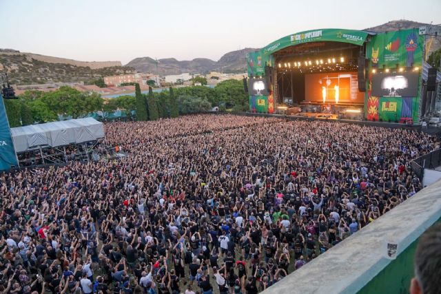 Cartagena se consolida en la escena internacional con la histórica actuación de Iron Maiden ante 20.000 personas