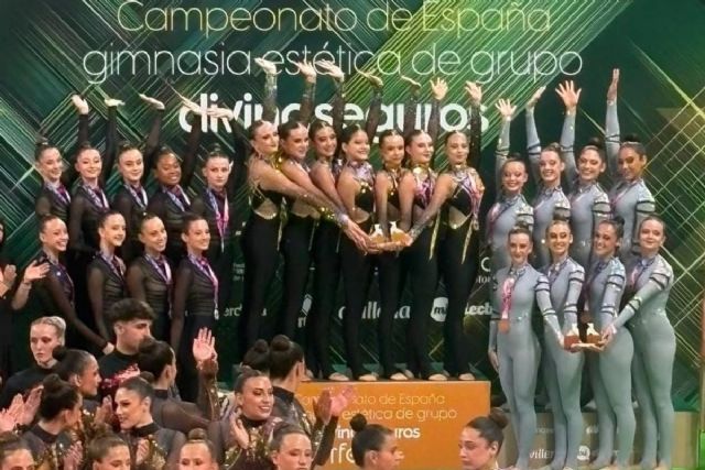El Club Rítmica Cartagena se proclama campeón de España de Gimnasia Estética de Grupo