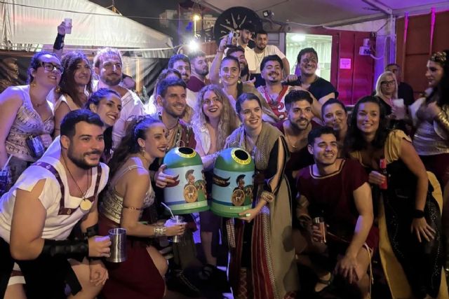 Las fiestas de Carthagineses y Romanos reciclan más de 4.780 kilos de envases de vidrio