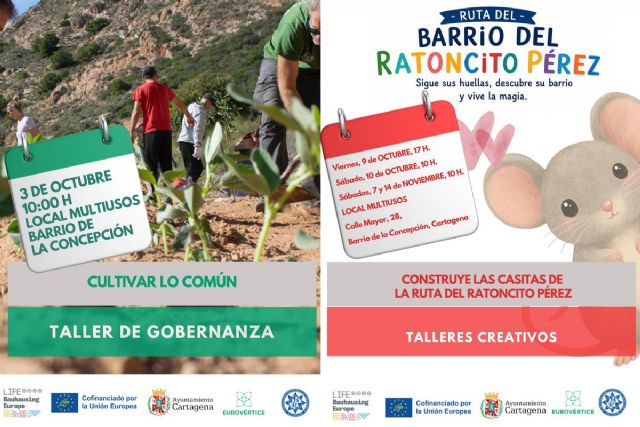 Talleres gratuitos para construir casas del Ratoncito Pérez en el Barrio de La Concepción