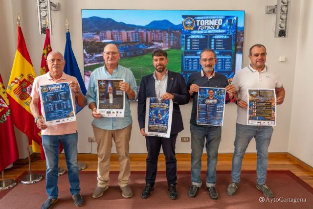 El CD Mediterráneo presenta los actos para conmemorar sus 40 años de fútbol base en Cartagena