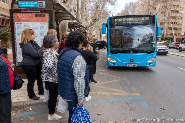 El Ayuntamiento de Cartagena decreta servicios mínimos del 60% en horas punta y del 40% en el resto para la huelga de transporte urbano de mañana jueves
