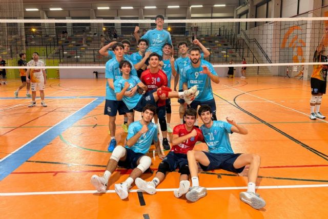 Pleno de victorias y liderato para el CVP Cartagena tras vencer al Supertite VBVLC (1-3)