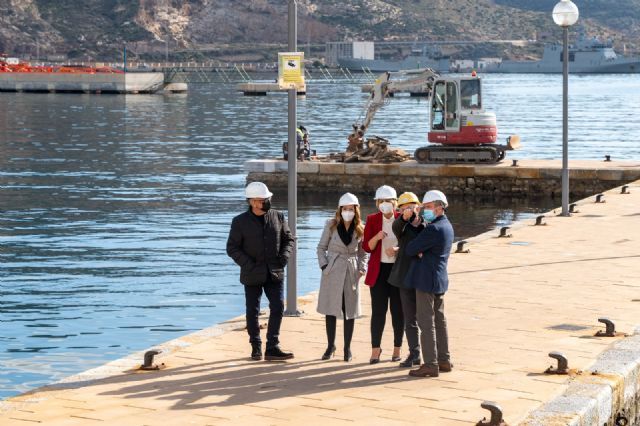 Arrancan las obras de la primera fase de Plaza Mayor para integrar la fachada marítima a la vida diaria de los cartageneros