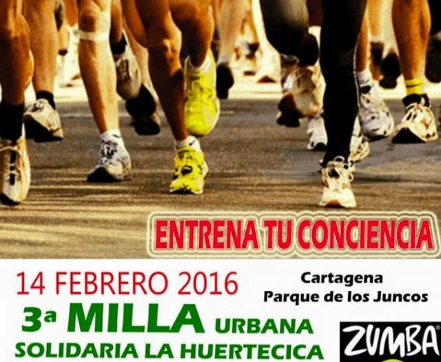 La Huertecica celebra el domingo su Milla Urbana Solidaria