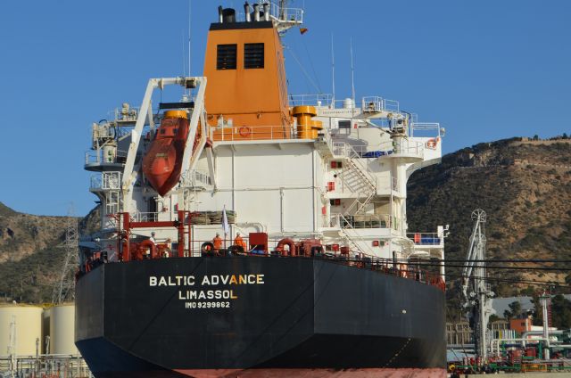 El Puerto de Cartagena se sitúa como el tercer puerto español que más creció en operaciones de avituallamiento a buques en 2020