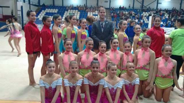 Doce municipios de la Región compitieron en el V Trofeo Ciudad de Cartagena de Gimnasia Rítmica