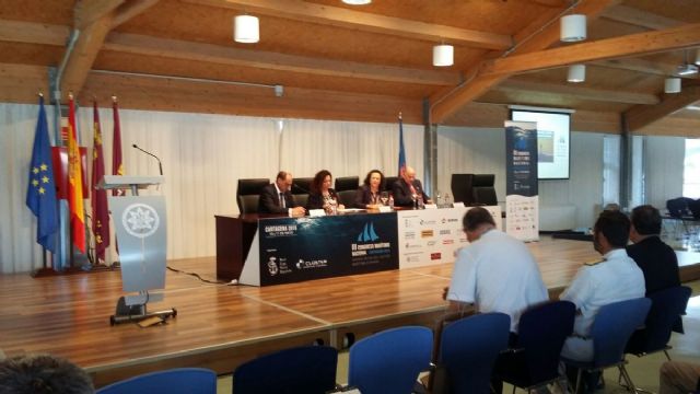 Obdulia Gómez clausura el Congreso Marítimo lanzando un reto para que Cartagena sea referente en formación náutica pesquera