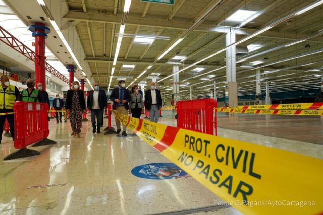 Cartagena pone a disposición de Sanidad un nuevo centro de vacunación con capacidad para inocular a 10.000 personas al día