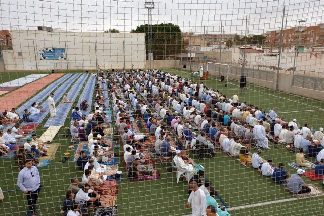 La comunidad musulmana de Cartagena celebra el rezo de la Fiesta del Cordero