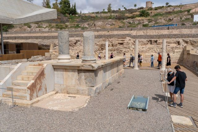 Las visitas a los Museos de Cartagena ya suponen el 75% de las del último año antes de la pandemia