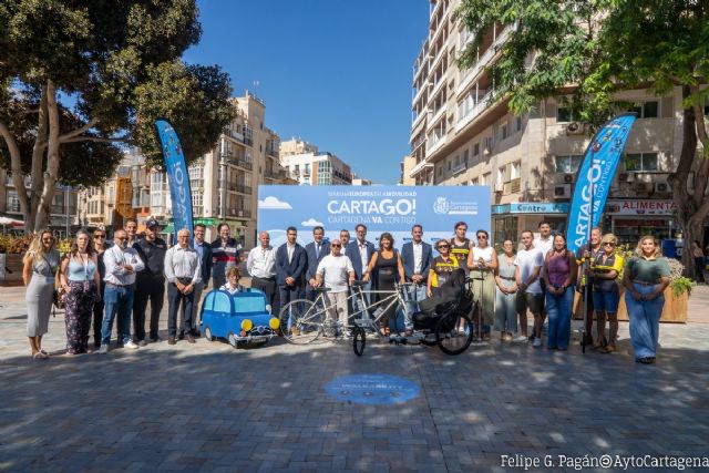 Cartagena consolida su liderazgo en accesibilidad y movilidad con Cartago Go! en la Semana Europea de la Movilidad