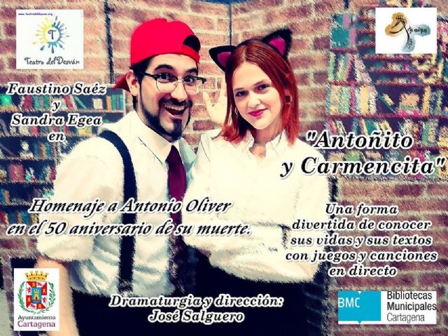 'Deslinde' acercará a los más pequeños la figura de Antonio Oliver con la obra 'Antoñito y Carmencita'