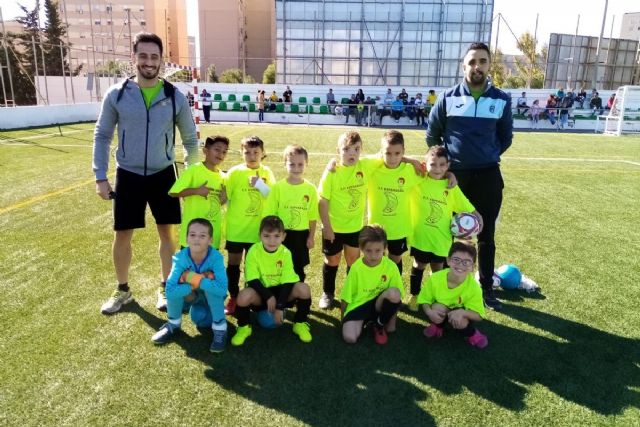 A.D. Franciscanos y  E.F.B. San Ginés,  líderes en benjamines A de la Liga Comarcal de Fútbol Base de Cartagena