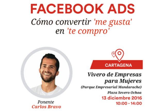 Carlos Bravo imparte en Cartagena un Taller sobre Facebook ADS