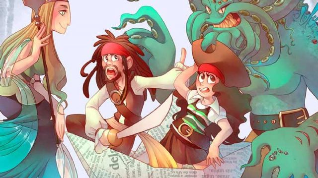 Llegan al Teatro Circo Apolo de El Algar Los piratas del barco de papel