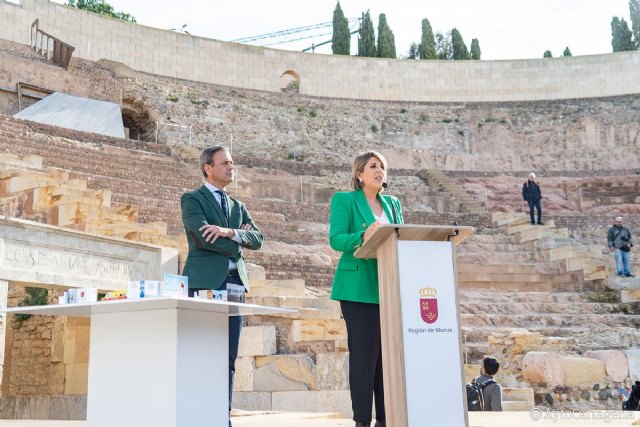La Semana Santa y el Pórtico del Teatro Romano, protagonistas cartageneros en Fitur 2023