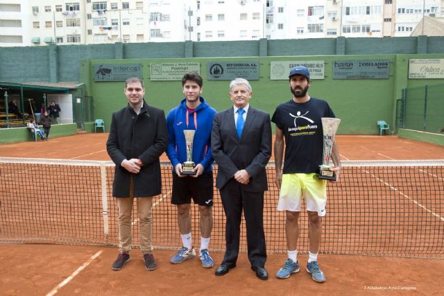 La LXVII Copa Challenge Ciudad de Cartagena de tenis finaliza con Sergio Gutierrez como campeon