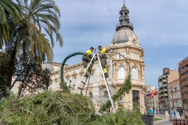 ´Photocall´ para enamorados frente al Palacio Consistorial